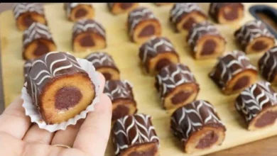 طرز تهیه شیرینی با فیلینگ خرما+ فیلم