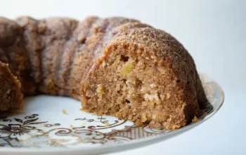 کیک نسکافه و گردو