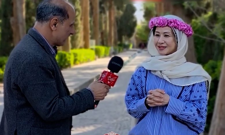 اوشین به کاشان سفر کرد+ فیلم