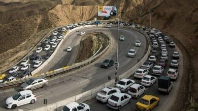 ممنوعیت تردد در محور چالوس به سمت کرج تا اطلاع ثانوی
