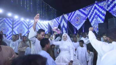 "وفاء عريس في حفل زفافه 🤵‍♂️👰‍♂️جشن عروسی در شهر کوم امبو مصر به فاجعه‌ای غم‌انگیز