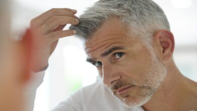 خاکستری شدن موها