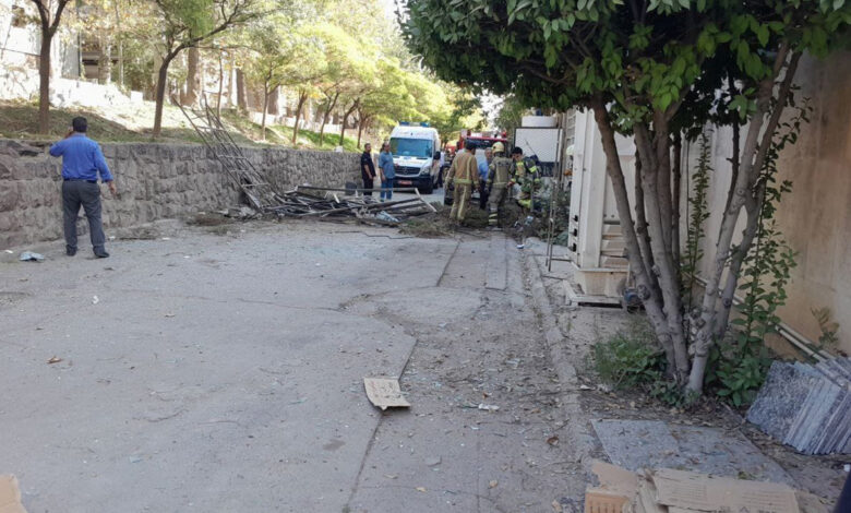 انفجار در دانشگاه تهران