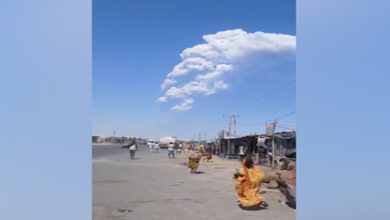 فوران آتشفشان اتیوپی