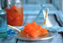 طرز تهیه مربای کدو حلوایی بدون آهک؛ راز ترد و خوش‌رنگ شدن