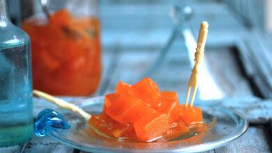 طرز تهیه مربای کدو حلوایی بدون آهک؛ راز ترد و خوش‌رنگ شدن