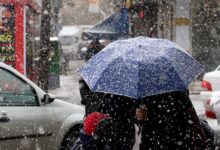 بارش و سرما