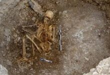 اسکلت 40 هزارساله‌ ای که در کنار دریاچه باستانی پیدا شد