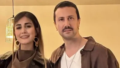 تصویر عاشقانه شاهرخ استخری در تولد همسرش