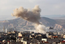 انتشار نخستین تصاویر از انفجار یک مسجد در سوریه