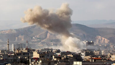 انتشار نخستین تصاویر از انفجار یک مسجد در سوریه