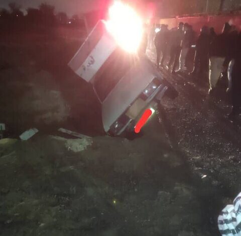 فرونشست زمین در شهرک ولیعصر