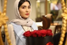 تصویر تازه خانم بازیگر با استایل کریسمسی