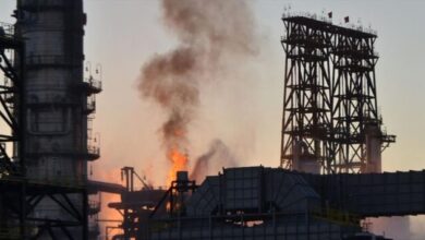 انفجار پالایشگاه نفت در ترکیه